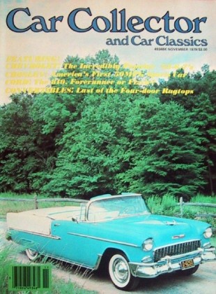 CAR COLLECTOR & CAR CLASSICS 1979 NOV - TRI-5 CHEVYS, CORD, '51 CROSLY HOT SHOT